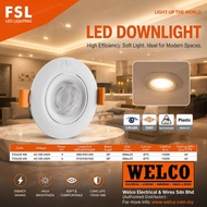 FSL LED COB EYEBALL 3.5" 6W [6500K/4000K/3000K] NEW MODEL 