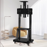 Shelf LCD TV Bracket TV Mobile TV Cart Movable Bracket Display Screen Integrated Machine Floor-stand