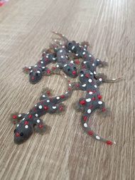 READY STOCK (KL) ORIGINAL SELLER 5pcs Cicak Palsu Lizard Rubber toy Mainan kucing Cat Toys
