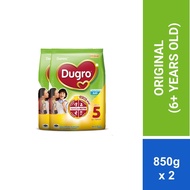 [Bundle of 2] Dumex Dugro Step 5 Original/Asli Growing Up Milk Formula 6+ years (850g)