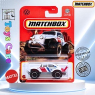 Matchbox Cars Volkswagen Beetle 4x4 White Diecast Mattel VW Offroad CarOriginal