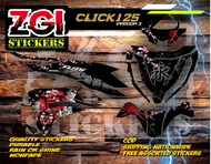 HONDA CLICK125 VERSION 3 FULL STICKER DECALS