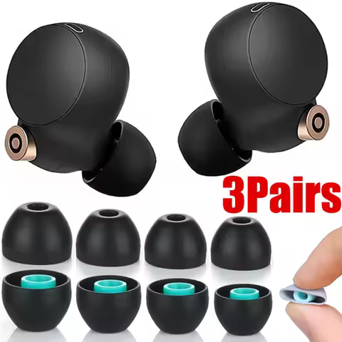 6Pcs Silicone Ear Tips for Sony WF-1000XM5 1000XM4 1000XM3 Earbuds MDR XBA Oneplus Buds Z Tips Headp
