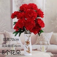 Peony Flower Living Room Year of the Horse Place One Piece 2026 Dried Flower Post Flower Silk Flower