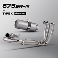 Motorcycle Exhaust System Motorcycle Exhaust Pipe for 675SR NK675 675 SR CF675SR