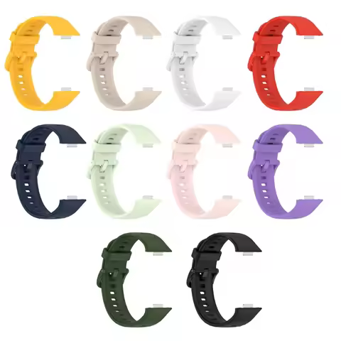 Waterproof Watch Strap for HUAWEI WATCH FIT 3 Colorful Wristband Fashionable Watch Band Easy to Clea