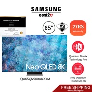 [Free Shipping] Samsung 65" QN900A Neo QLED 8K Smart TV (2021) | QA65QN900AKXXM 65QN900A (Television Televisyen 电视机)