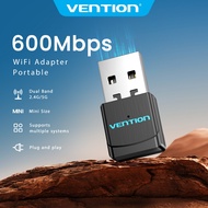 Vention USB WiFi 6 Adapter AC650 AX900 2.4G+5GHz Receiver Dongle Dual Band Wireless Mini WiFi Networ