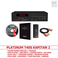 (NO MIC) Platinum Kapitan 2 V1.5 T40s Karaoke Player + DVD + Songbook + Remote