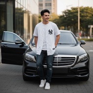 Baseball shirt/ baseball shirt baseball jersey Ny plain white