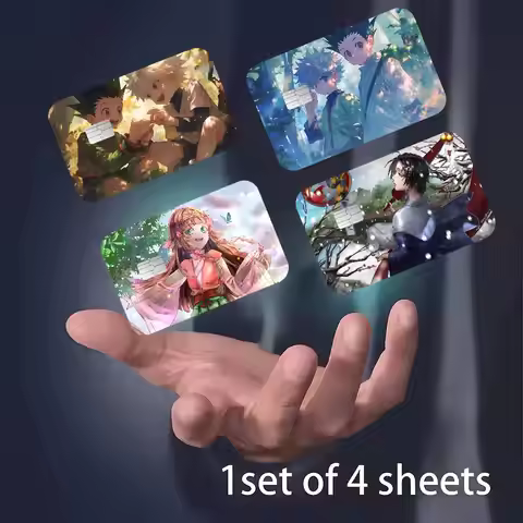 Hunter X Hunter Credit Card Skin Stickers For VISA Bank Bus Metro Access Card Protective Film Cover 