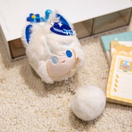 PEBLO Dễ thương Móc khóa trò chơi Genshin Impact Hình Anime Chuông dây chuyền Furina có tiếng kêu S