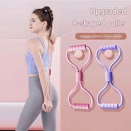 8-Figure Fitness Puller Home Yoga Open Shoulder Pull Belt Rope Back Stretch Device for Chest Expansi