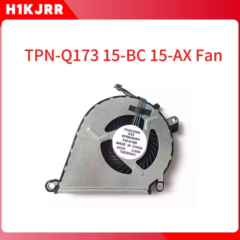 Original Laptop Fan for HP 15 15-BC TPN-Q173 15-AX Gaming Notebook Cooling Fan Replacement PC Coolin