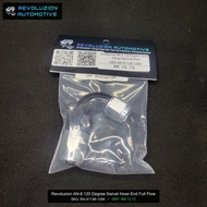 Revoluzion AN-6 120 Degree Swivel Hose End Full Flow