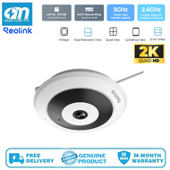 REOLINK FE-W WiFi Security Fisheye Camera 2K+ 6MP 360° Panorama 2.4/5GHz WiFi Indoor Wireless Securi
