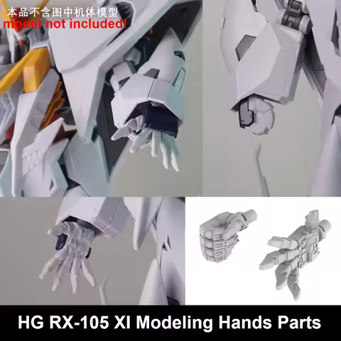 Model 3D Printed Parts Modeling Hands Parts Styling Hand for HG RX-105 XI Me02R Messer GUSTAV KARL D