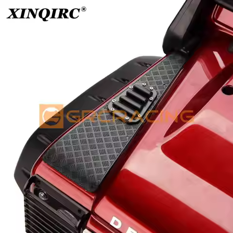 GRC engine hood stainless steel decorative panel suitable for 1/10 RC tracked vehicle TRX-4 Defender