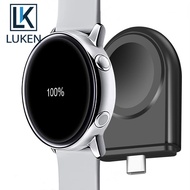 LUKEN Wireless Charger For Samsung Galaxy Watch 5 Pro 4 3 Active 2 1 Classic Fast Charging Cable Dock Station USB Type C Portable