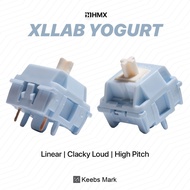HMX x XLLAB Yogurt Linear Switch 62g Mechanical Keyboard D3V!!