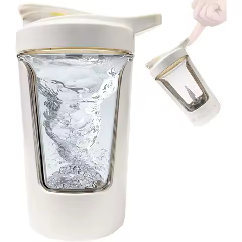 Electric Protein Shaker Cup, Tritan - BPA Free, USB Rechargeable Protein Shake Blender, Portable Ble