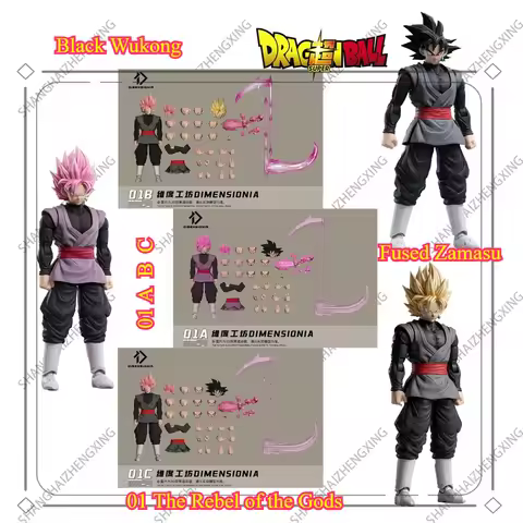 Dragon Ball Black Goku Fused Zamasu Goku Black Dimension Workshop DIMENSIONIA 01A B C God Rebeller A