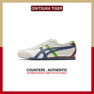 ของใหม่แท้ Onitsuka Tiger Mexico 66 " Brown Blue Green " รองเท้ากีฬา 1183A201 - 115 รับประกัน 1 ปี