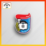 [Gift] Combo of 20 Hanoi Natural Science University Stickers (HUS) - MohinhgiayVN