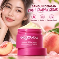 GLAD 2GLOW Peach Retinol 30g Moisturizer Krim Muka