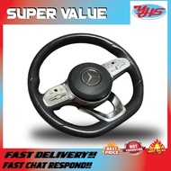 USED ORI MERCEDES COUPE E300 W238 2015-2018 STEERING WHEEL WITH AIRBAG
