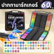 【พร้อมส่งจากไทย】ตรง liquid Acrylic Marker soft-head ภาพวาดสี Basic Marker ปากกาสําหรับวาดกระดาษผ้าใบ