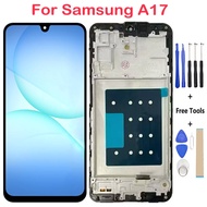 A17 Screen OLED For Samsung Galaxy A17 LCD SM-A175F SM-A175F/DS Display Touch Screen Replacement Par