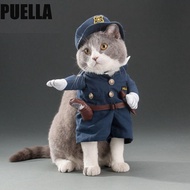 PUELLA Dog Cosplay Clothing, Soft Fabric Uniform Halloween Pet Costume, Lovely Funny Pet Supplies Ea