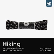 MR Shoelaces HKF01 Cool Black (Black White Pattern) Flat Shoelaces 6mm 70cm 80cm 90cm 100cm 120cm 13