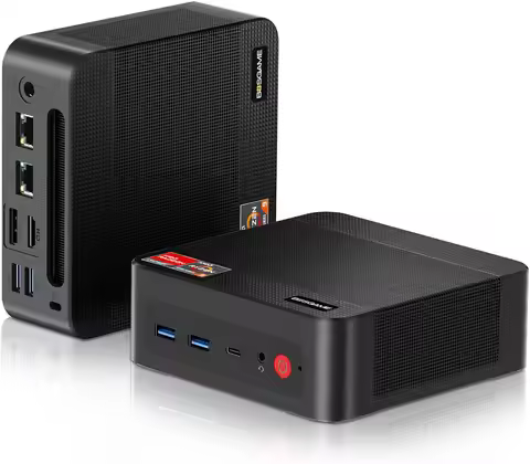 P3 Mini PC Desktop Computers, AMD Ryzen 9 6900HX, 32GB DDR5, 1TB PCIe 4.0 SSD