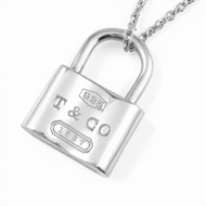 สภาพใหม่เอี่ยม ◇ สร้อยคอจี้ Tiffany & Co. รุ่น Tiffany 1837 AG925 สีเงิน พร้อมกล่องและถุงผ้า น้ำหนัก