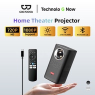 GOOJODOQ 2.4G+5G WIFI Brightness Portable projector with Type-C interface