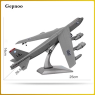 [Gepnoo] 1:200 Die Cast Alloy Military American B-52 Fighter Aircraft Plane Toys Model w/ Stand Home