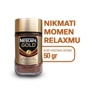 HITAM Nescafe Gold Jar 50g / Nescafe Gold Black Coffee Robusta Arabica 50g