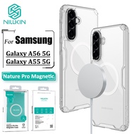 Nillkin Nature Pro Magnetic Case Samsung Galaxy A56 A55 Case Airbag Shockproof Back Cover（Only with 