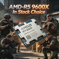 AMD | AMD Ryzen 5 9600X Loose CPU 6 Cores 12 Threads Max Boost 5.4GHz 32MB L3 Cache Compatible with 