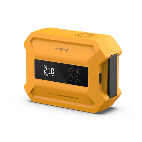 dwndpump DP6 Electric SUP Air Pump 5200mAh 18.5V 96.2Wh Rechargeable Battery 20PSI Max Inflatable Pu