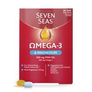 七海健絡 - Omega-3 魚油和鎂 30 天 (平行進口貨)