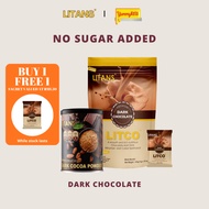 LITANS Dark Chocolate Malt Chocolate Drinks No Added Sugar [HALAL] Koko Tanpa Gula 无添加糖黑巧克力粉可可饮料