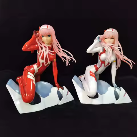 16cm Anime Darling In The Franxx Zero Two Code 002 Racing Girls Anime Pvc Action Figures Toys Gifts