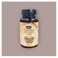 LIFESENZE Active Bio-B with Zinc Plus (30 Vegetable Capsules)