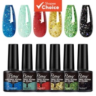 7ml Nail Art Light Relaxing Gel Set Glitter Nail Polish Macaron High Saturation Bright Nail Polish S