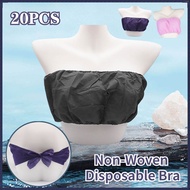 20pcs Disposable Bras Disposable Spray Tan for Spray Tanning Non-Woven Spa Bra Top Brassieres Underw