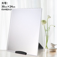 Mirror Large Dressing Table Mirror Dormitory Desktop Princess Mirror Portable Makeup Mirror Desktop Mirror Student Wall Sticker Wall Mirror