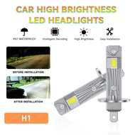 2PCS H1  LED Headlight Bulbs Super Bright  Car Led Headlight Bulb  H1  Headlamp 6500K White